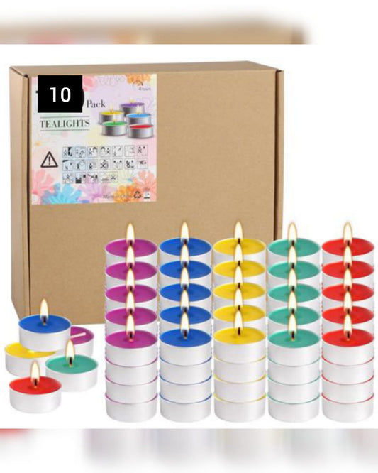 Tea light candles - PACK OF 10