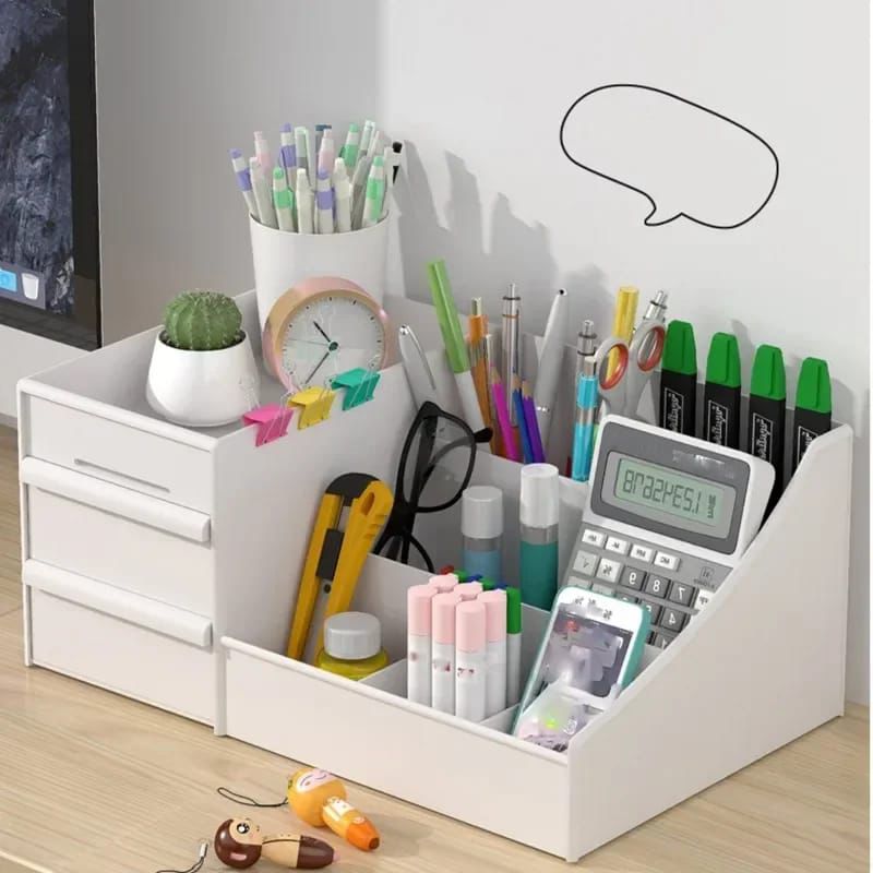 Organizer with 2 Drawers and Multiple Compartments