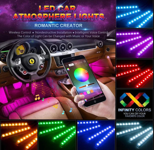 LED Car Interior Atmosphere Lights