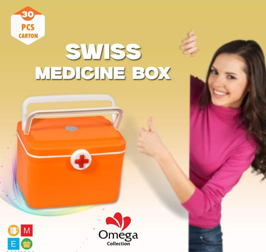 Swiss First Aid Medicine Box