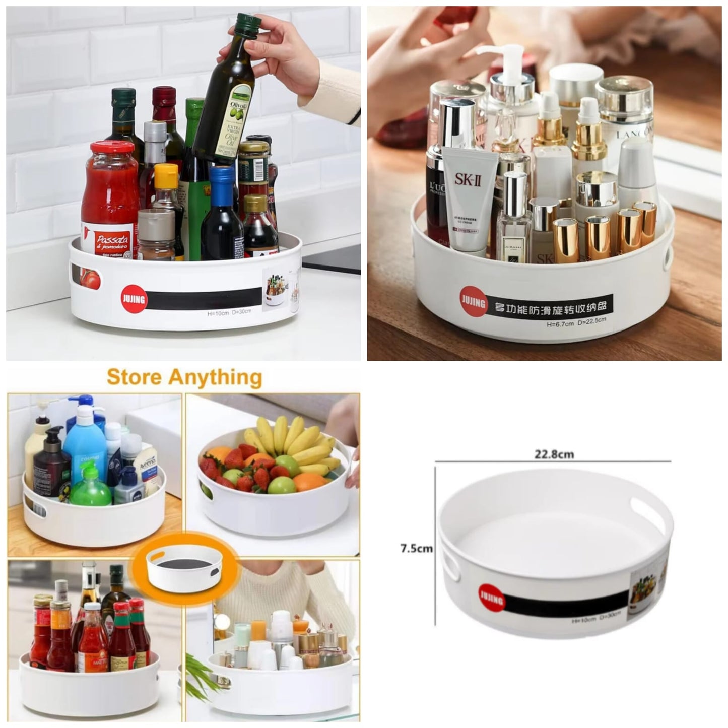 Rotating Storage Tray