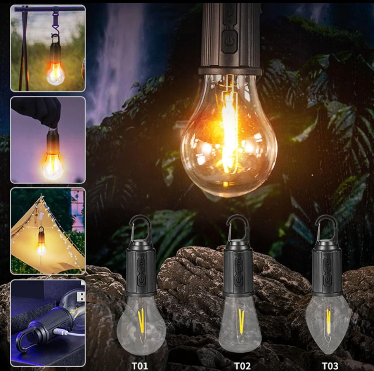 Rechargeable Led Camping  bulb