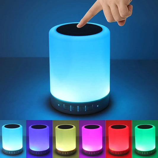 Portable Touch Lamp with Bluetooth Speaker