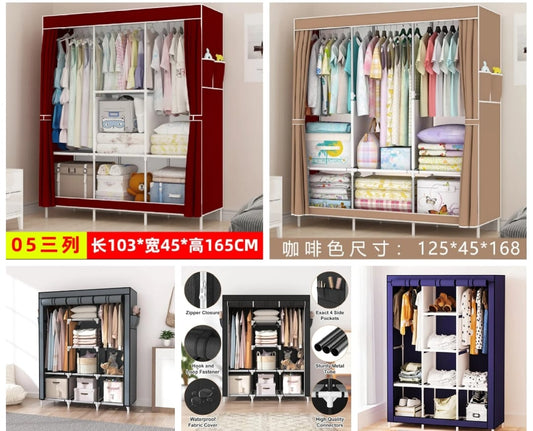 Folding Clothes Storage Wardrobe