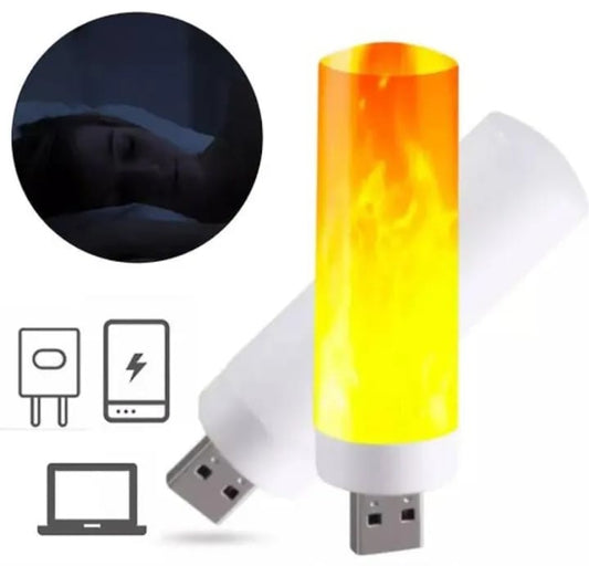 USB Flame Lamp Candle Light