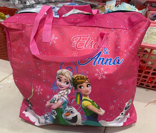 Elsa And Anna Printed Storage Bag