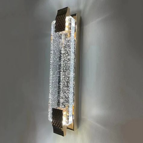 Sparkling Crystal Wall Sconce