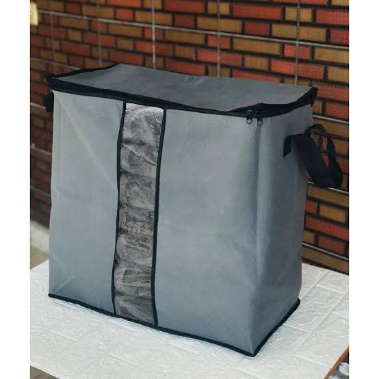 Foldable Clothes Storage Bag with Zip and Handles