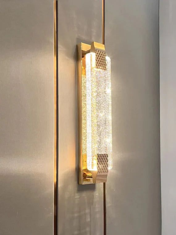 Sparkling Crystal Wall Sconce