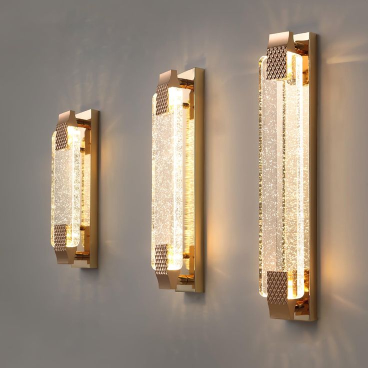 Sparkling Crystal Wall Sconce