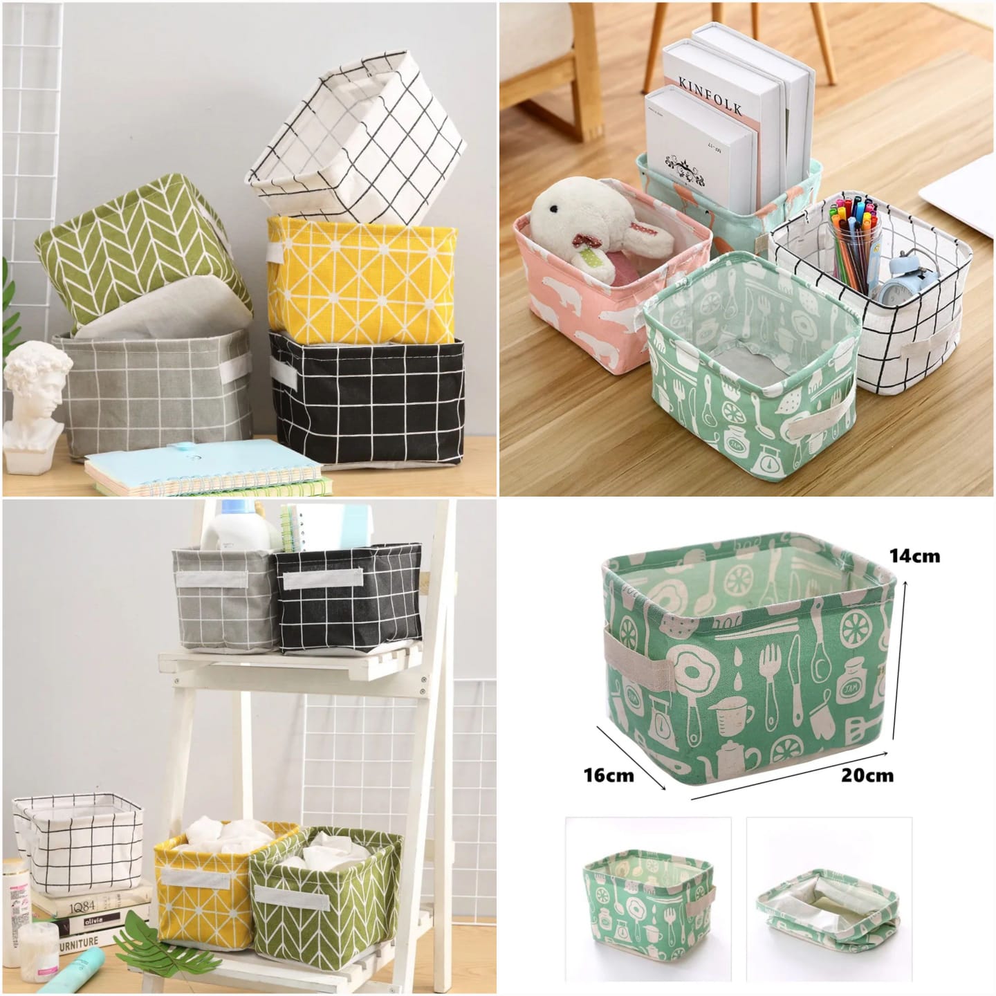 Mini Oxford Organizer Basket