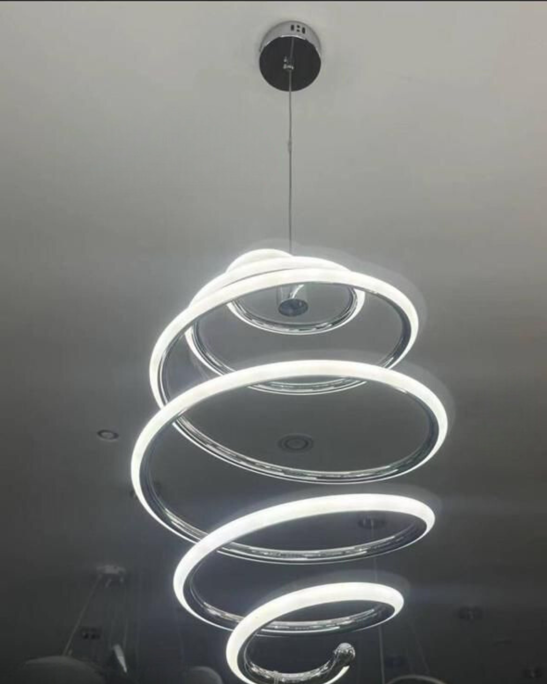 Modern Spiral LED Chandelier