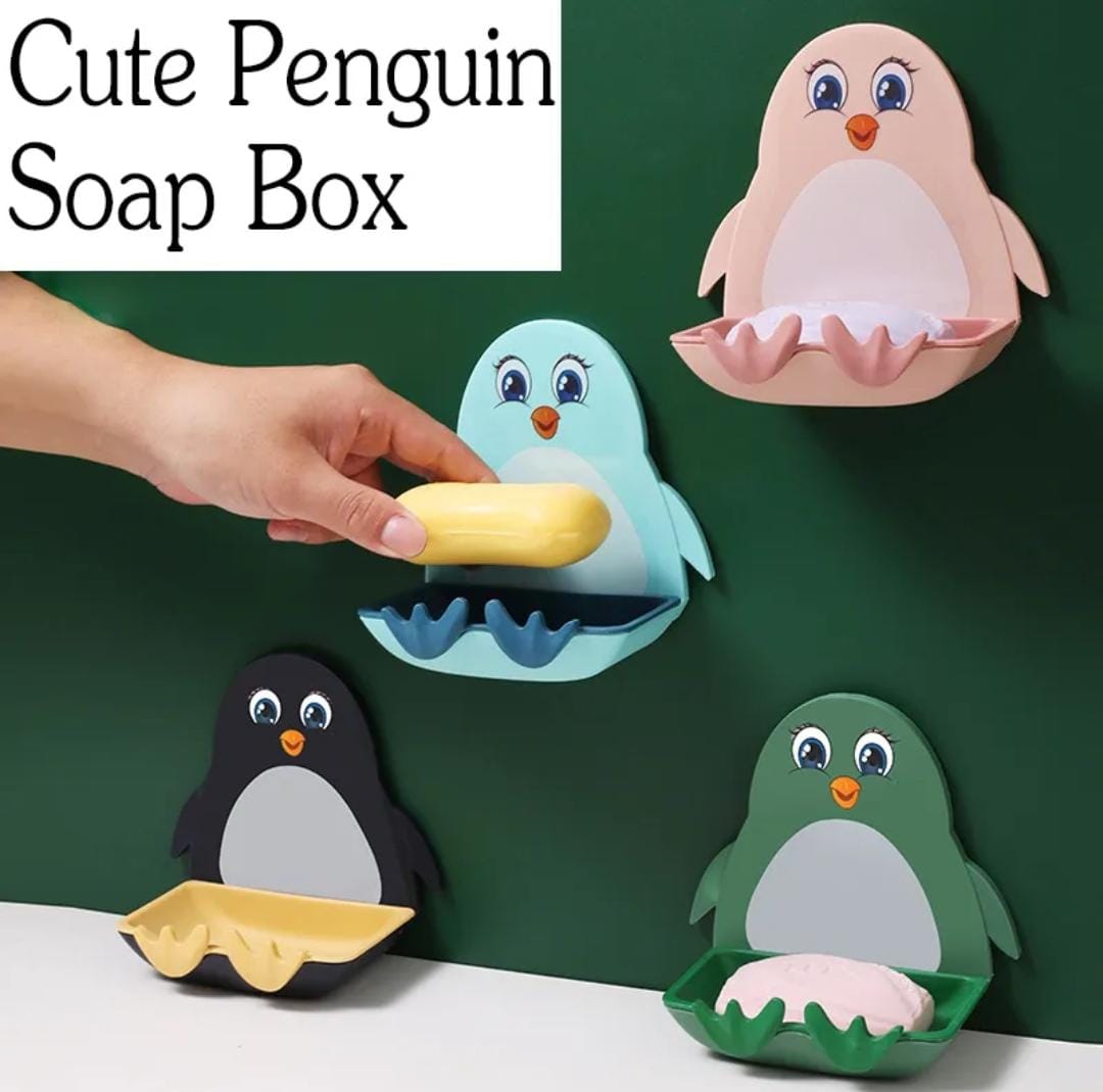 Cute Penguin Soap Box