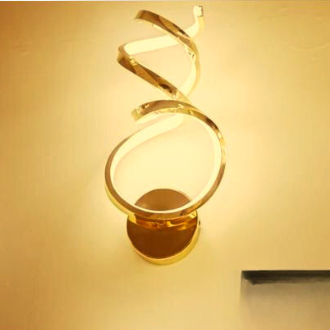 Modern Spiral Wall Sconce