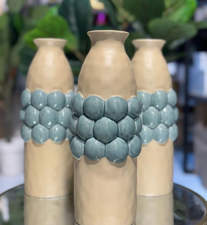 Boho Chic Ceramic Vases