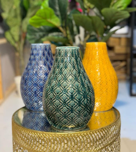 Geometric Ceramic Vases