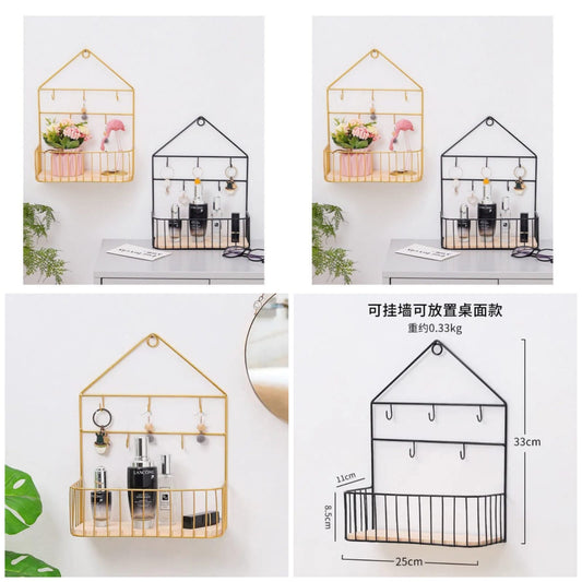 House-Shaped Wall Shelf